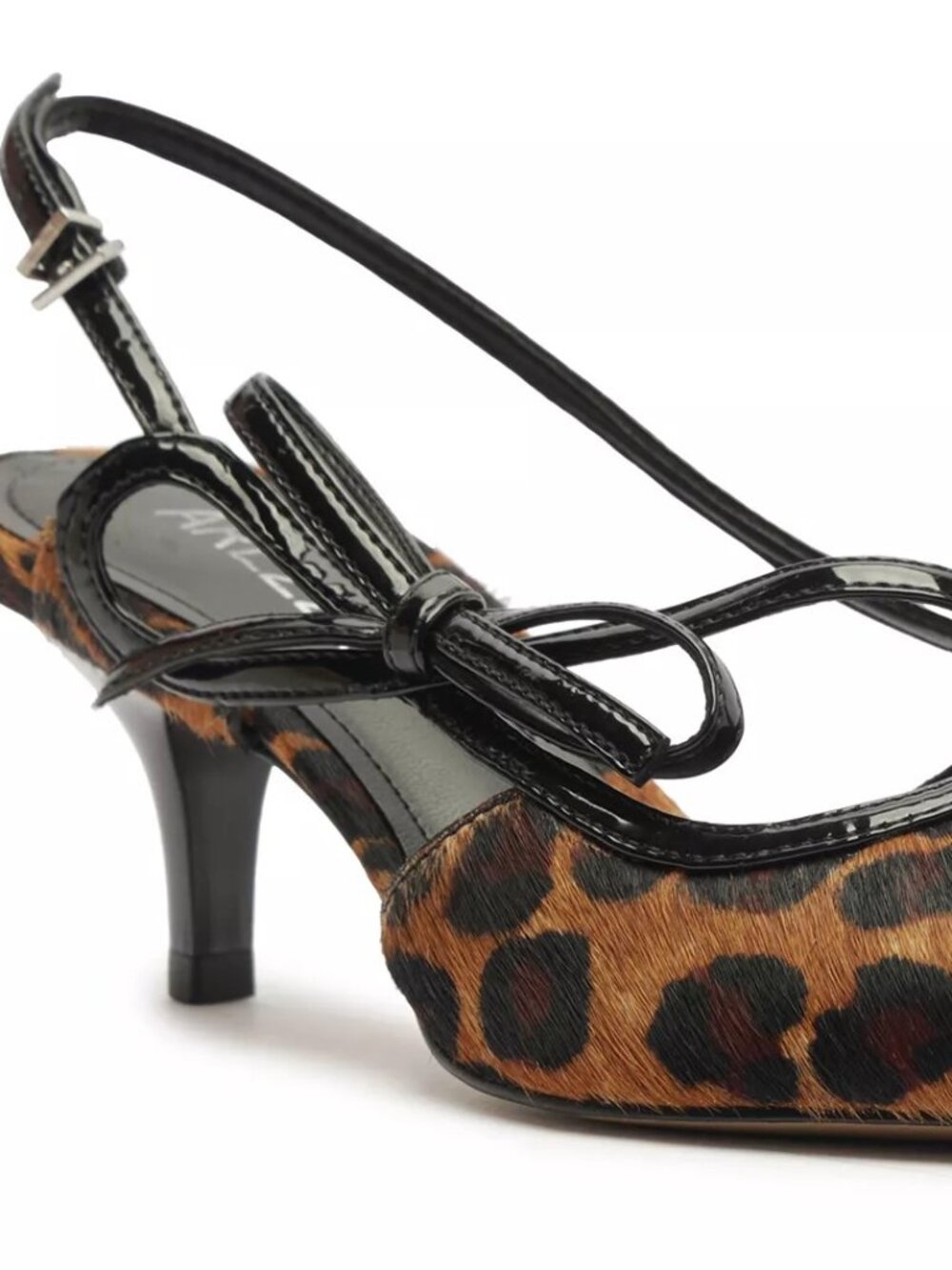 Animal Magnet! Women's Leopard Kitten Heel Shoes Size 8B NEW